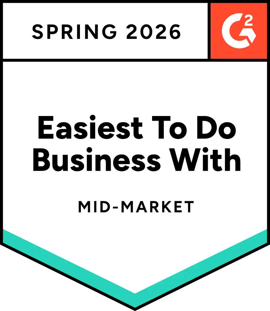 G2 Easiest To Do Business With