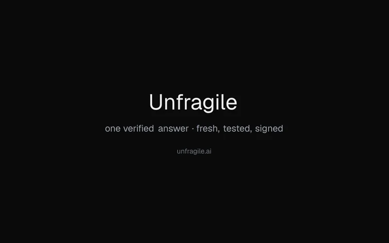 ContextQA listed on Unfragile