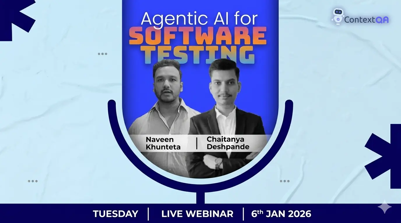 Agentic AI for Software Testing with ContextQA — webinar