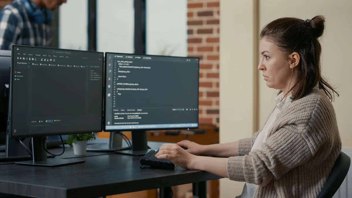 A software engineer migrating test automation code across multiple screens