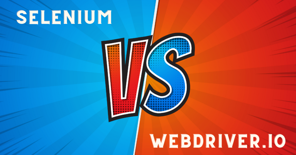 Selenium vs. Webdriver.io