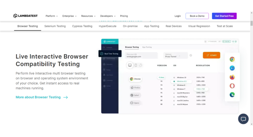 Cross-browser testing tools - lambdatest
