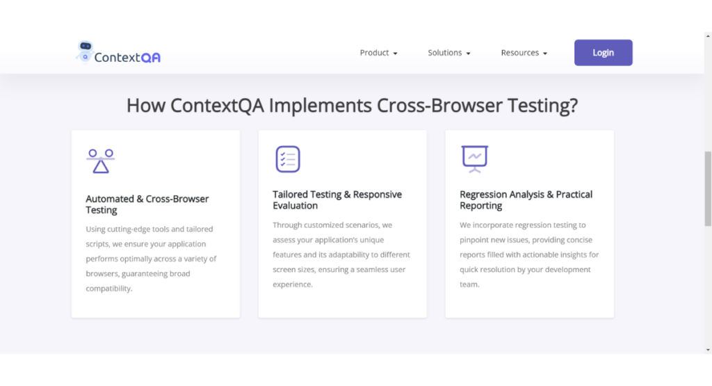 ContextQA cross browser testing