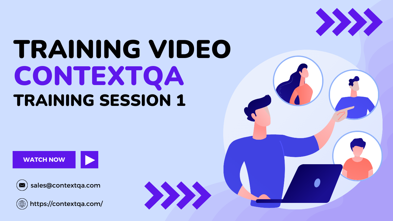 ContextQA Training Session 1