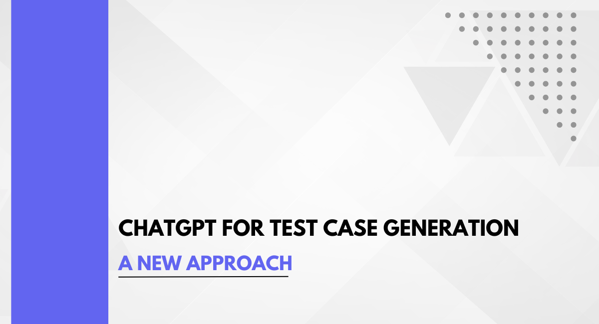 ChatGPT for Test Case Generation: A New Approach