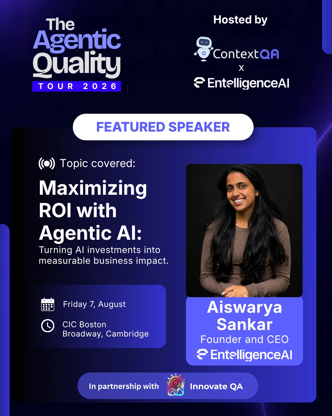 Aiswarya Sankar, Founder and CEO of EntelligenceAI