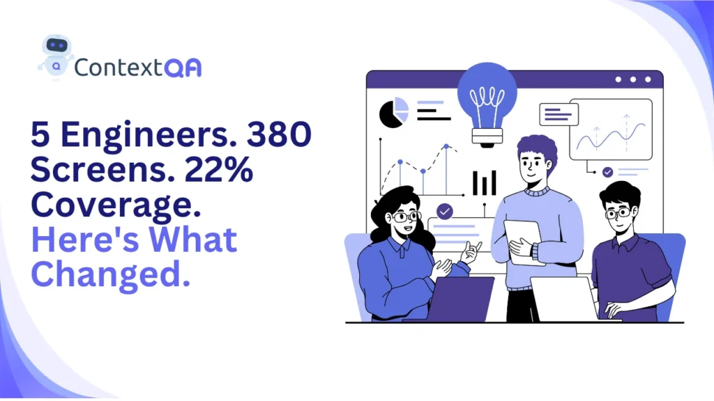 5 engineers 380 screens 22 percent coverage case study, newsletter cover