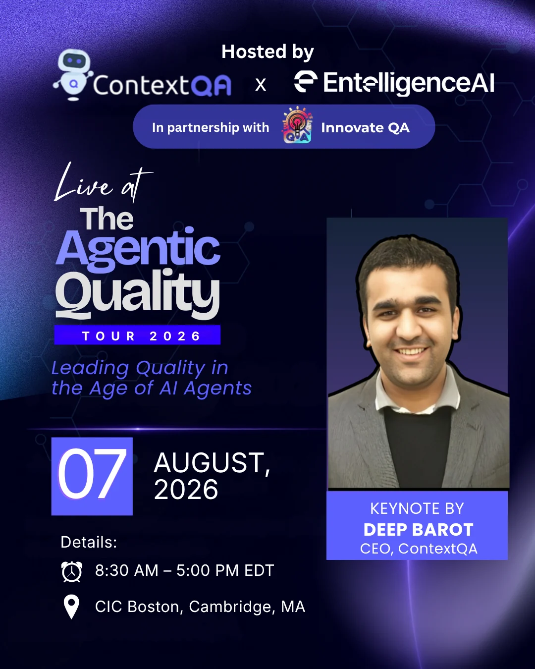 Deep Barot, CEO of ContextQA