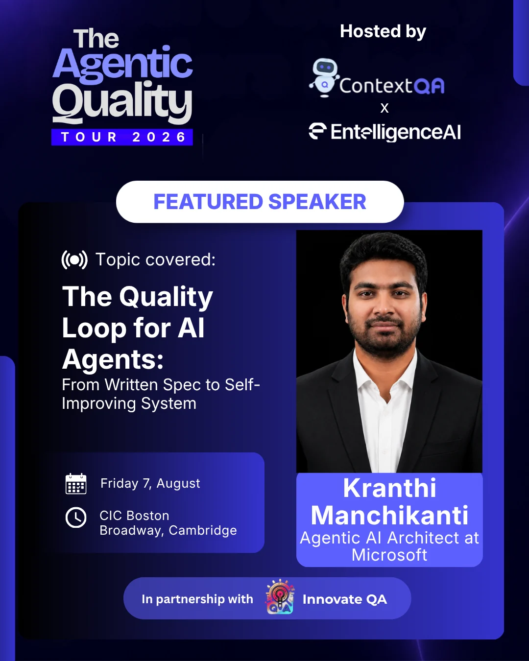Kranthi Manchikanti, Agentic AI Architect at Microsoft