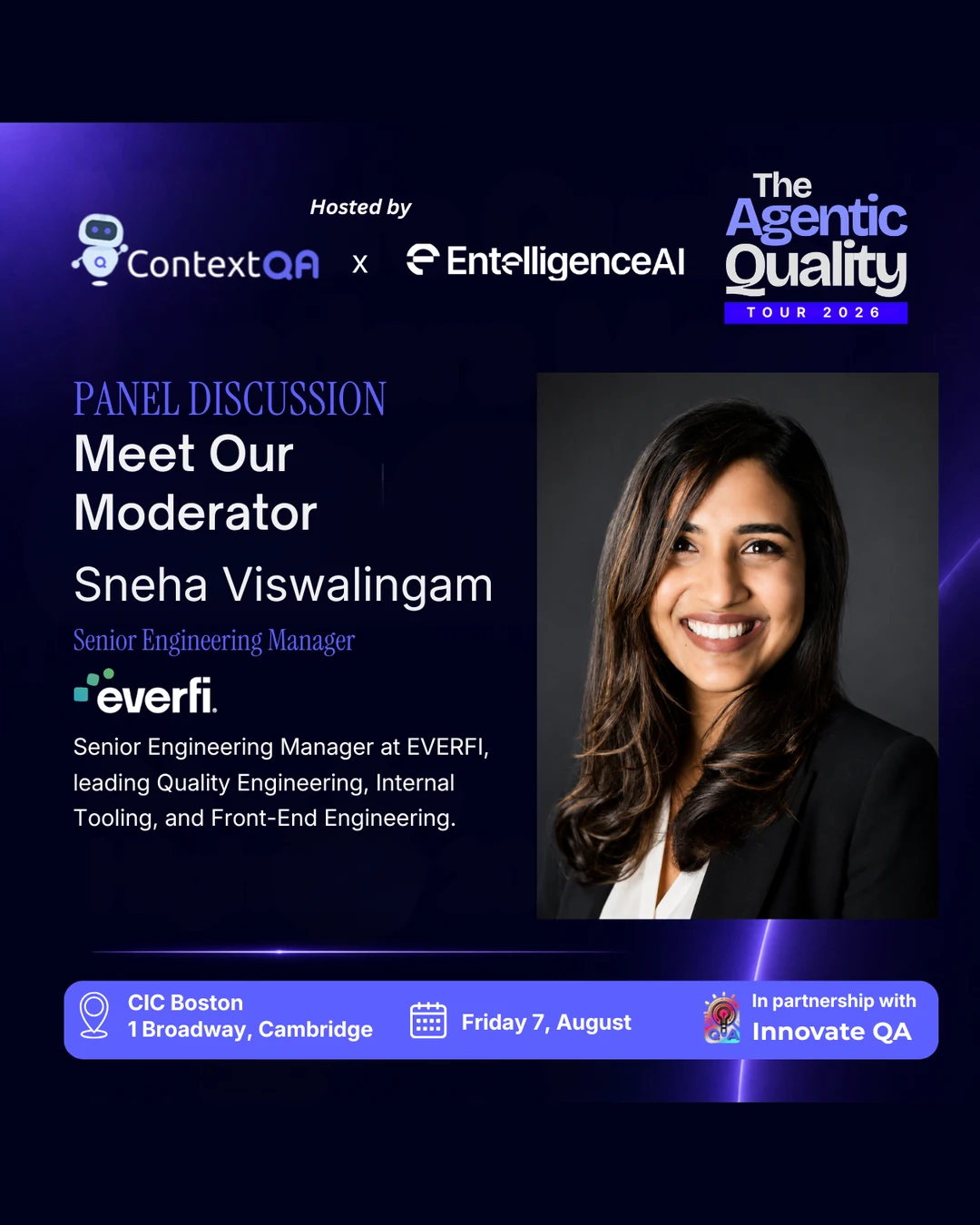 Sneha Viswalingam, Senior Engineering Manager at EVERFI